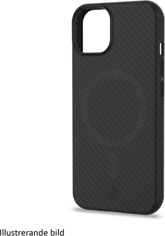 Celly Ultra Siliconen hoesje - Geschikt voor Apple iPhone 15 Pro - TPU Back Cover - Microfiber - Carbon - Zwart