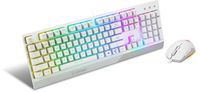 MSI VIGOR GK30 COMBO WHITE US - Ensemble clavier et souris de jeu - QWERTY italien - Blanc