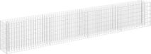 vidaXL Gabion plantenbak verhoogd 360x30x60 cm gegalvaniseerd staal