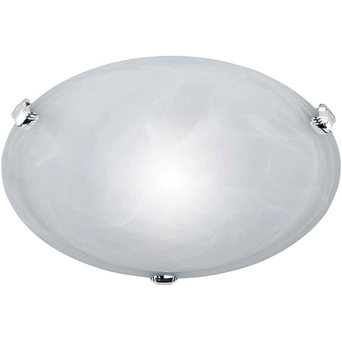 BES LED Trion Adirona Plafondlamp - Rond - E27 - Ø30cm - Mat Nikkel