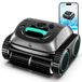 WYBOT C1 Zwembadrobot met accu, 160 min, 160 m², wand en vloer, waterlijn | Draadloze zwembadstofzuiger, 5 reinigingsmodi, navigatie en app, 4-in-1 zwembadreiniger, (nieuw model), grijsgroen