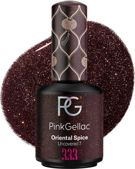 Pink Gellac Gellak - 333 Oriental Spice 15ml - Bruine Gel Nagellak
