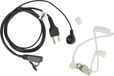 vhbw Headset kompatibel mit Motorola PRO5450, MTX960, PRO5150, PRO5350, PR860, MTX950, MTX900, MTX9250, MTX9000 Funkgerät - schwarz, Akustikschlauch
