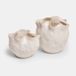 LOBERON Sierpot set van 2 Vérolines crème