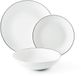 Excelsa SERVEERTAFEL 18 STUKS PLATINA
