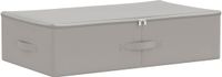 vidaXL Boîte de rangement 24 pièces tissu non-tissé 70 x 40 x 18 cm 50,4 l gris