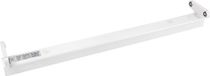 BES LED LED TL Armatuur T8 - Aigi Dybolo - 60cm Dubbel - IP20 - Mat Wit - Staal