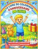 LE Louis Birthday Coloring Book