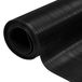 vidaXL Vloermat met fijne rib Zwart 1 x 2 m Rubber