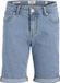 JJ REBEL JUNIOR JJ REBEL Jongens Bermuda shorts JREBJOE JJCRAFT SHORTS AKM 761 SN JNR - Blauw Denim - Maat 134