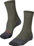 FALKE Dames Wandelsokken TK2 Explore W So wol functioneel materiaal anti-blaar dik 1 paar, Groen Olive 7830, 37-38