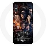 Maniacase Hoesje voor Xiaomi Redmi Note 5 AI Dual Camera Game of Thrones Seizoen 8 De IJzeren Troon Crew Poster Grijs Adelaar Logo