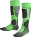 FALKE SK2 warm dik wol functioneel materiaal skisokken kinderen groen - maat 35-38