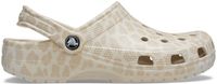 Crocs Classic Sabot Animal Beige Dames