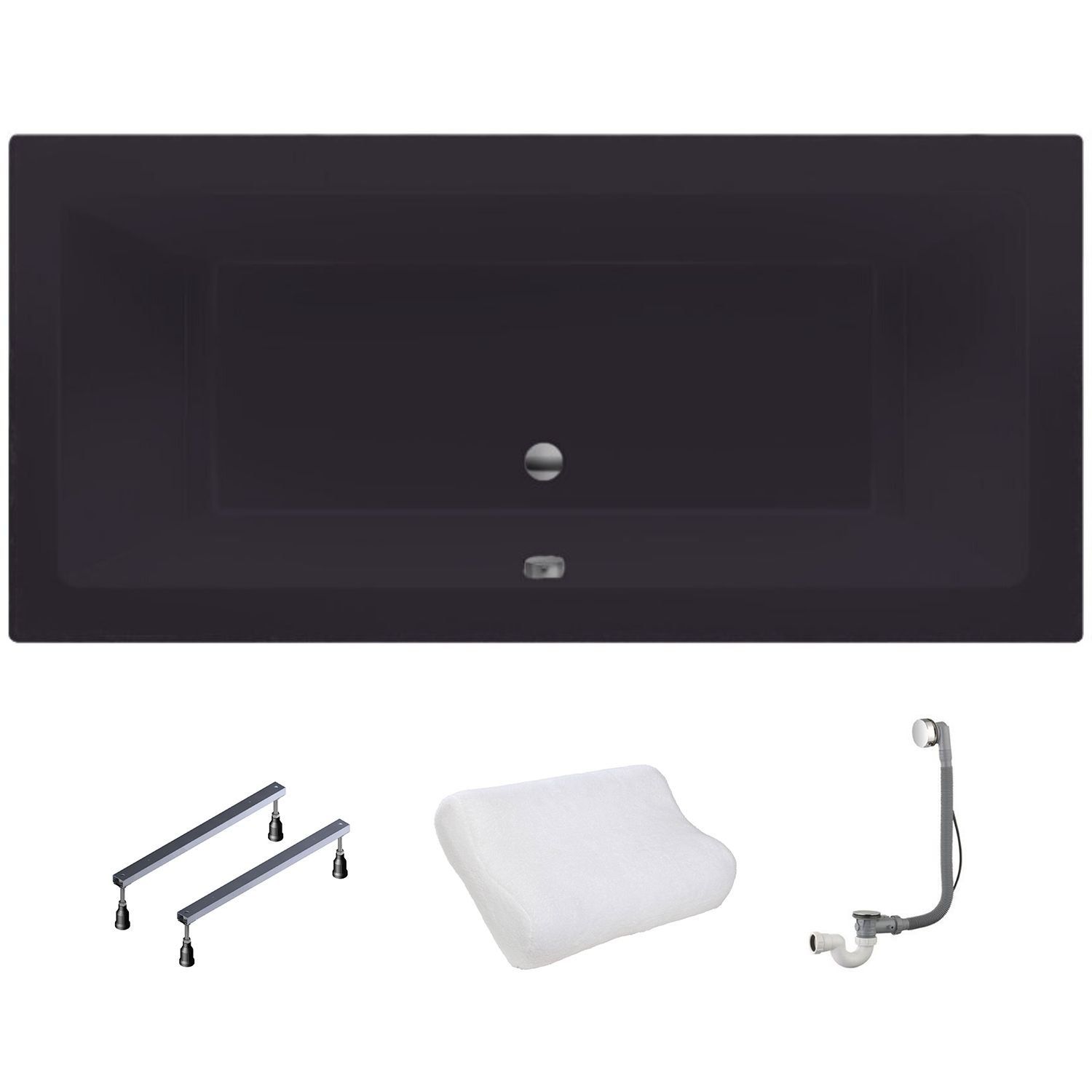 XENZ Society badmat 175x80 cm Antraciet