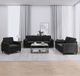 Maison Exclusive - Ensemble de canapés 3 pièces avec coussins en velours noir
