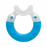 MAM Bite & Brush C135 Bijtring voor baby's vanaf 3 maanden, blauw