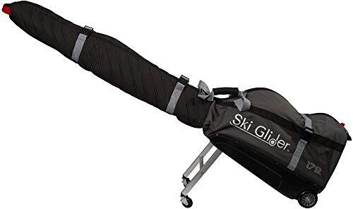 Sun Mountain Heren Ski Glider Travel Cover-Zwart/Rood, 179cm