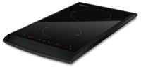 Taurus Darkfire Domino Noir Comptoir 31 cm Plaque à induction 2 zones