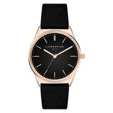 Liebeskind dames horloge, rosékleurig, analoog, quartz, leren band, 34mm kast