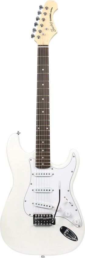 Fazley Classic Series FST118 White elektrische gitaar