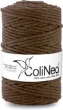 ColiNea Katoenen koord macramé 5 mm x 100 m bruin