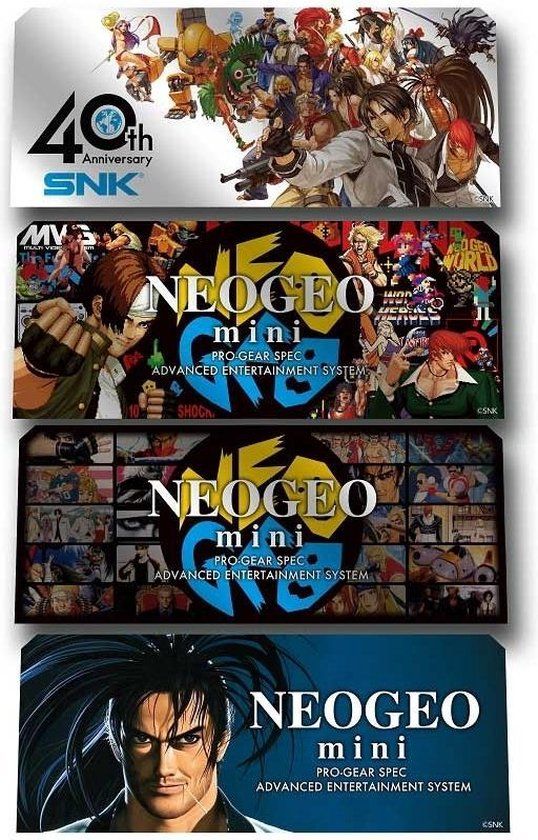 Neo Geo Mini Character Stickers - 4964808400041