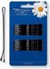 Haaraccessoires TOP CHOICE Lang haar dia's 03011 20st Siliconen Zwart