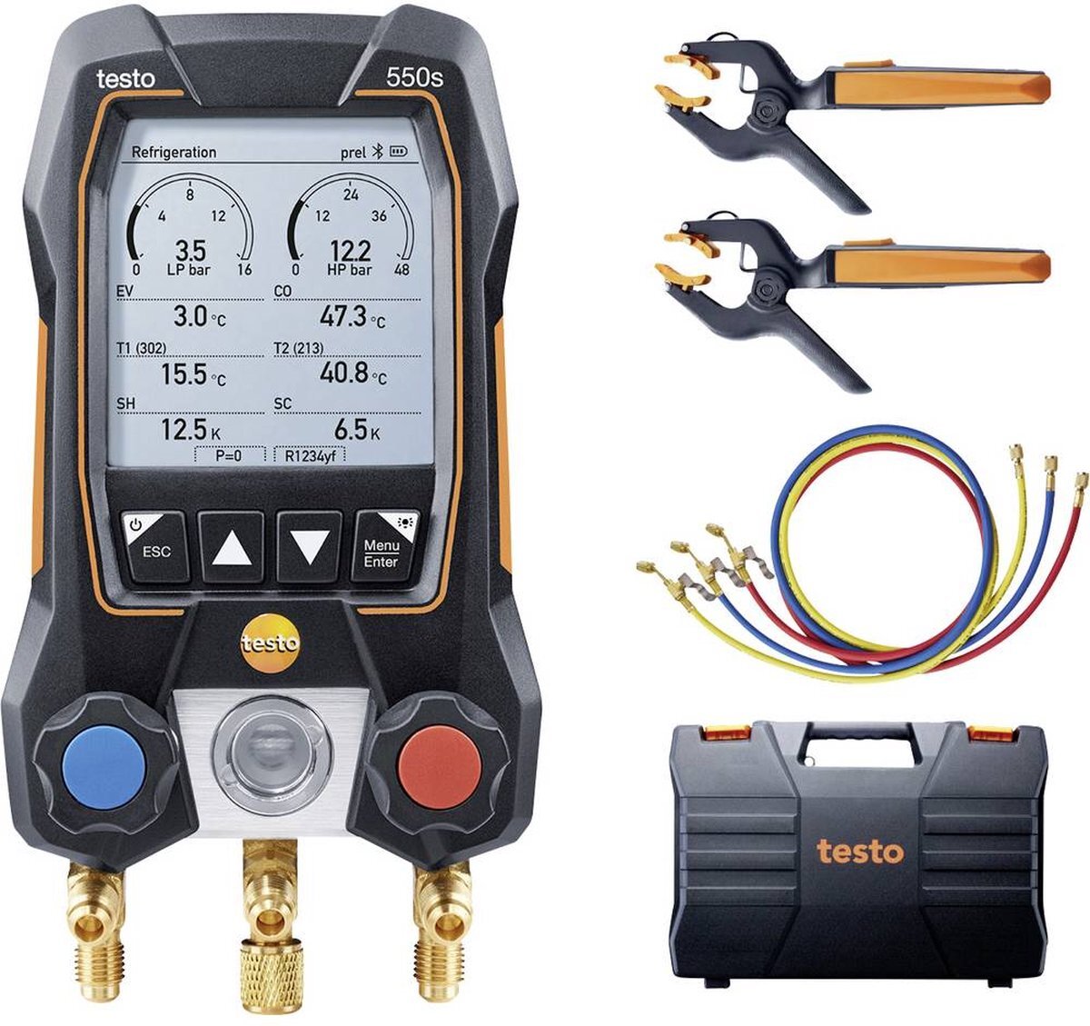 TESTO 550 Smart Set Koelmiddelmeter