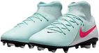 Nike Phantom Luna II Club FG/MG Voetbalschoenen Junior Lichtgroen - Wit - Roze