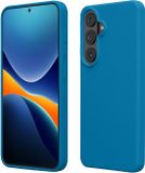 kwmobile telefoonhoesje geschikt voor Samsung Galaxy S26 Plus - Hoesje met siliconen coating - Smartphone case in Caribisch blauw
