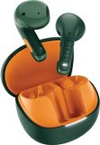 Fresh 'n Rebel Twins Core 2 - Draadloze oordopjes - Bluetooth oortjes met 40 uur speeltijd - Met Microfoon en App - Velvet Green & Flamy Orange