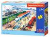 Castorland Puzzle 180 pièces - Gare avec locomotive à vapeur