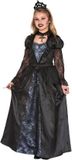 Robe princesse noire filles 10-11 ans