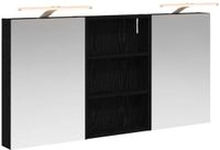 vidaXL Badkamerkastenset 3 st 120 x 10,5 x 60,5 cm Bewerkt hout