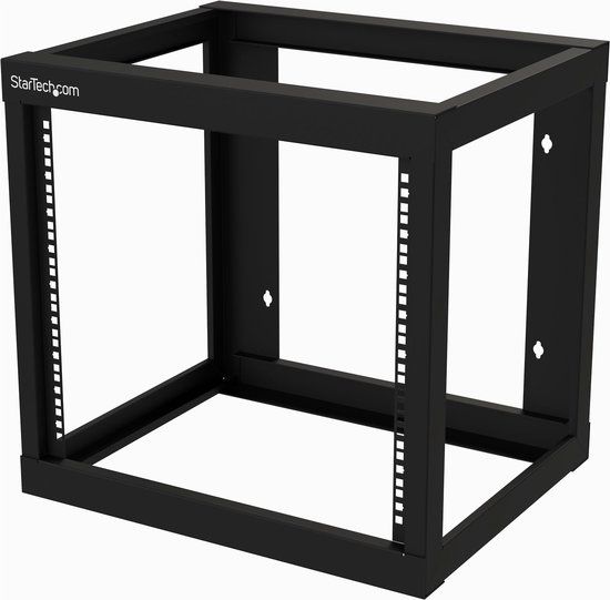 StarTech 9U Wall-Mount Rack - Open Frame - 2 Post - Black