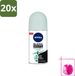Nivea Black & White Invisible Active Deodorant Roller 50 ml - 20 Stuks