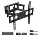 Support mural TV - 26-65 pouces - Noir - Pivotant et inclinable