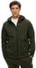 Superdry Tech Hoodie met Logo, Rits en Losse Pasvorm Heren XXL Surplus Goods Olive Green