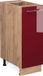 Vicco Fame-Line Apotheekkast – 30 cm zonder werkblad Bordeauxrode hoogglans