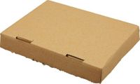 Merkloos Golfkartonnen Stansdoos - 43 x 31 x 4 cm - Bruin - 25 stuks