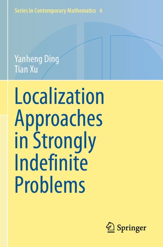 Localization Springer Nature Localization Approaches in Strongly Indefinite Problems: 6 Paperback