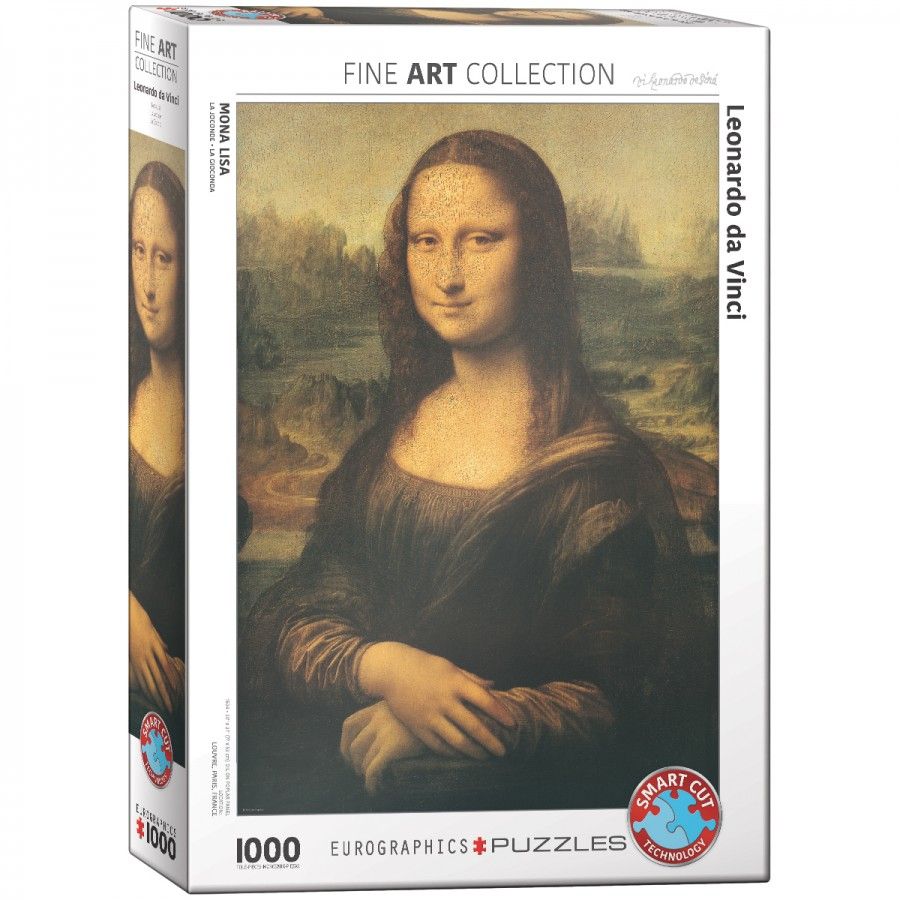Eurographics Mona Lisa door Leonardo da Vinci 1000-delige puzzel