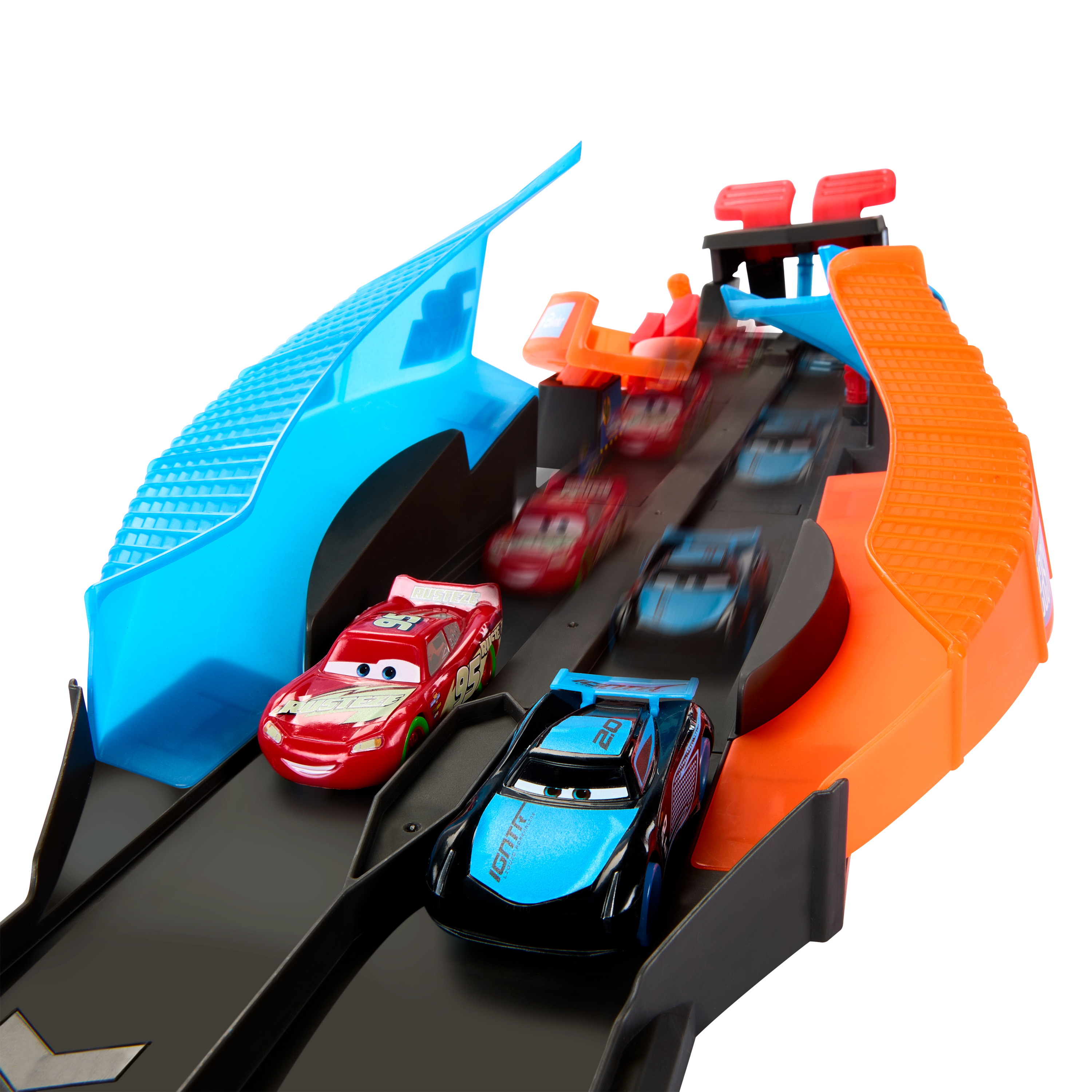 Mattel Disney en Pixar Cars Lichtgevende Racewagens Kris Kras Lichtgevende Race Speelset