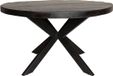Merkloos StarFurn Eetkamertafel Denver Zwart Ø140cm