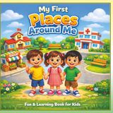 My First Places Around Me: Fun & Learning Book for Kids | Explore Everyday Places with Pictures and Simple Sentences