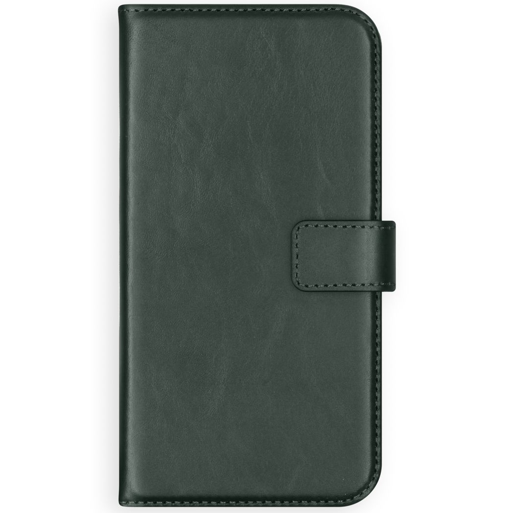 Selencia Echt Leren Bookcase voor de Samsung Galaxy A40 - Groen