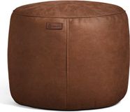 Casacomfy Modipouf - Poef / Hocker - Rond - Lederlook - Ø 45 cm - Bruin