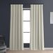 HPD Half Price Drapes Verduisteringsgordijnen, warmte-isolerend, 1 paneel, linnenlook, voor slaapkamer, woonkamer, 127 x 274 cm, gebroken wit