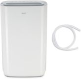 MEDION DH20 luchtontvochtiger (elektrisch, 20 liter/24u, tot 20m², 43db stil, badkamer, slaapkamer, waterreservoir van 5,4 liter, wasstand, timer, vloerrollen, MD12048)